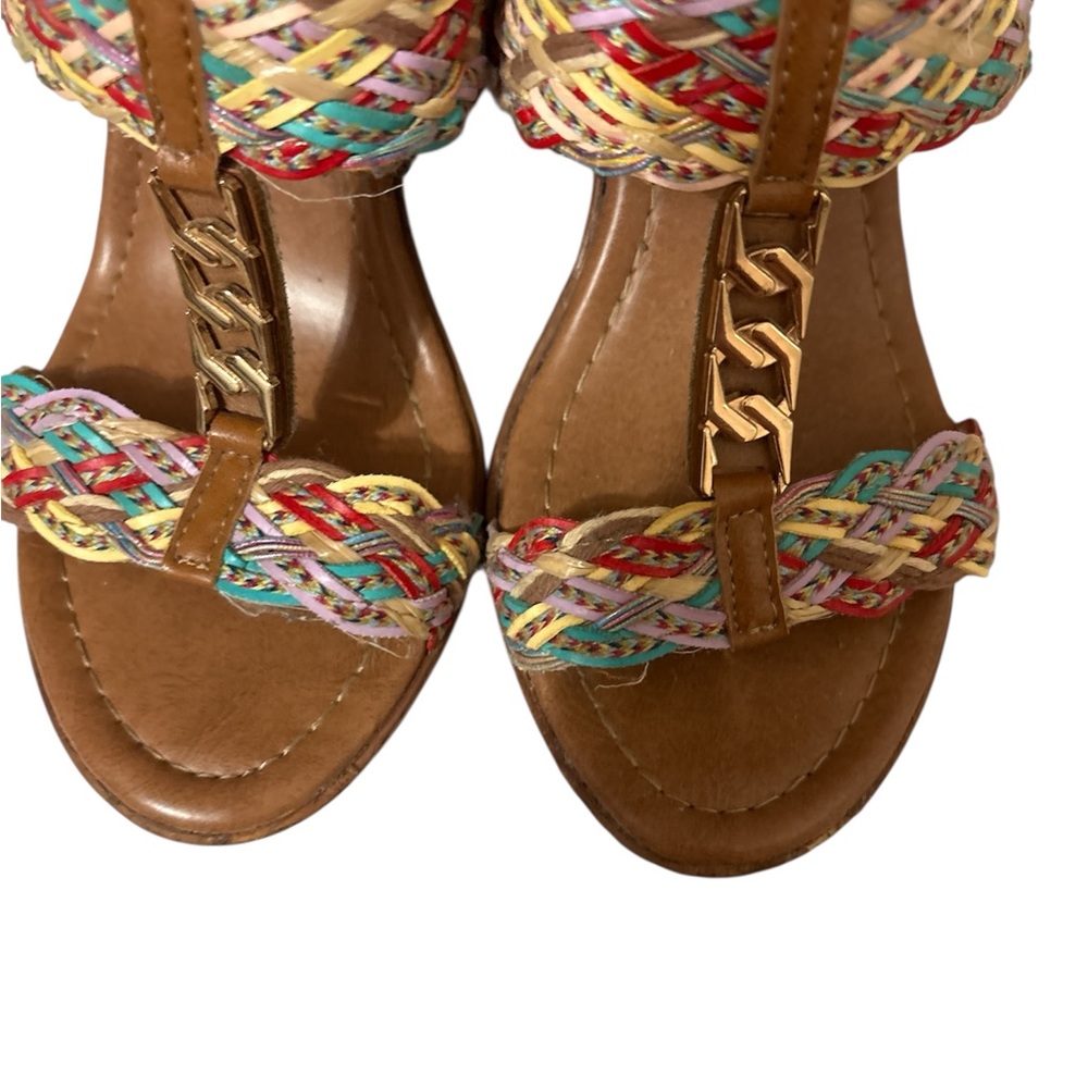 Madeline Stuart Multicolor Wedge Sandals - Picture 5 of 11